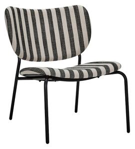 LONGA Loungestol Svart/Offwhite