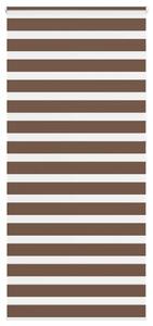 Rullgardin zebra brun 100x200 cm tyg bredd 95,9 cm polyester