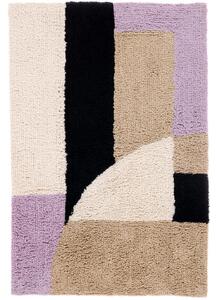 Cadiz badrumsmatta - Beige / Lila 60x90