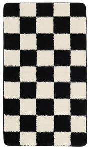 Luca Chess Matta - Svart / Off white 67x117