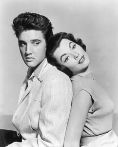 Fotografi Elvis Presley And Judy Tyler