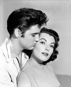 Fotografi Elvis Presley And Judy Tyler