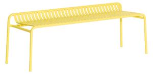 Petite Friture - Week-End Bench Without Armrest, Yellow - Trädgårdsbänkar - Studio Brichet-Ziegler - Gul - Metall