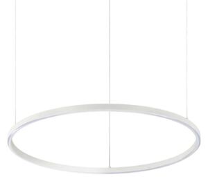Ideal Lux - LED ljuskrona med textilsladd ORACLE SLIM LED/38W/230V diameter 70 cm vit
