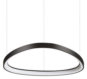 Ideal Lux - LED ljuskrona med textilsladd GEMINI LED/48W/230V diameter 61 cm svart