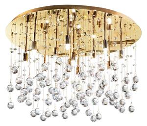 Ideal Lux-LED taklampa i kristall MOONLIGHT 12xG9/3W/230V pr.60 cm guld