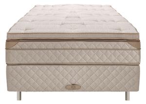DUX - Dux 80 resårbotten/ Dux 80 resårmadrass medium/ Top Pad Plus Bäddmadrass 100x200 cm/ Rund oatmeal 12 cm - Sängar - Beige