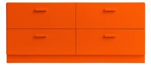 Relief - Relief Chest of Drawers Low Plinth Orange - Byråer - TAF Studio - Orange