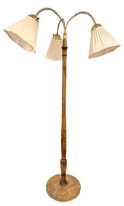 Emma golvlampa 3-arm, trä