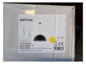 Lucande - Ljuskrona med textilsladd MALEO 1xE27/60W/230V