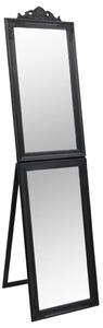 Fristående spegel svart 50x200 cm
