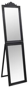 Fristående spegel svart 45x180 cm