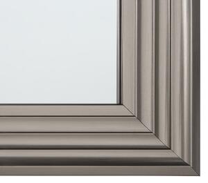 Hängande Väggspegel Silver 50 x 130 cm Rektangulär Modern Enkel Minimalistisk Beliani