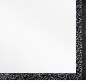 Väggmonterad Hängande Spegel Svart 60 x 90 cm Modern Samtida Vardagsrum Beliani