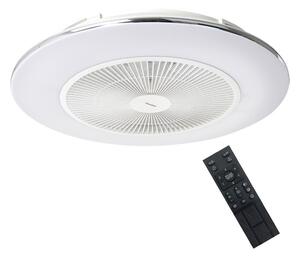 LED Dimbar taklampa med fläkt ARIA LED/38W/230V vit + RC