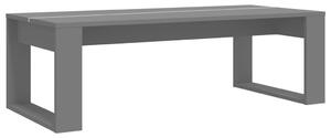 Soffbord grå 110x50x35 cm konstruerat trä