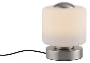 Bordslampa stål inkl LED 3-stegs dimbar med touch - Mirko