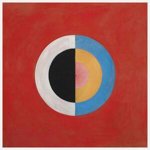 Bildreproduktion The Swan No.17 (Red, Black, White Abstract) - Hilma af Klint