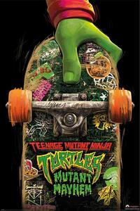 Poster, Affisch Teenage Mutant Ninja Turtles: Mutant Mayhem - Skate Board