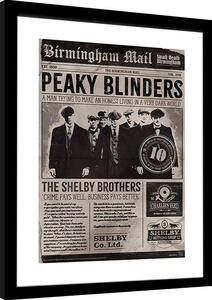 Inramad poster Peaky Blinders - 10th Anniversary Newspaper