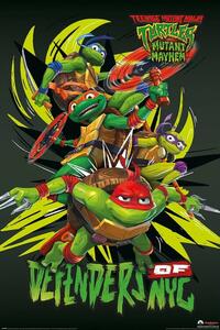Poster, Affisch Teenage Mutant Ninja Turtles: Mutant Mayhem - Deefenders Of NYC, (61 x 91.5 cm)