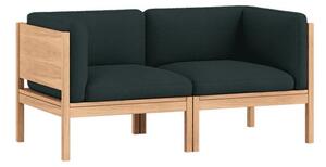 MOEBE - 2 Seater Sofa With Sides - The MOEBE Modular Sofa - Modulär soffa - Autumn 971 / Oak - H73 x W146 x D73 cm
