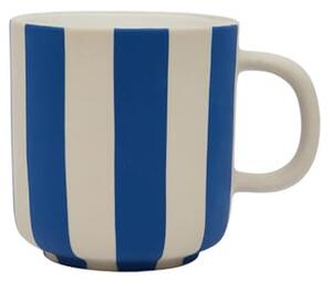 OYOY LIVING - Toppu Mug - Kopp - Clay/Optic Blue - L12.5 x W8.5 x H9