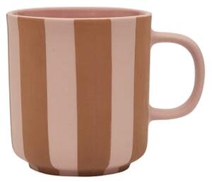 OYOY LIVING - Toppu Mug - Kopp - Caramel/Rose - L12.5 x W8.5 x H9