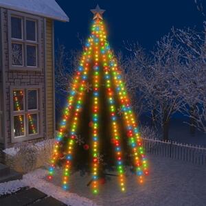 Julgransbelysning 500 cm med 500 lysdioder färgglad inne/ute