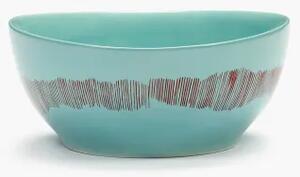 Serax - Bowl Feast - Skål - Azure Stripes Red S - Ø16 x H7.5 cm