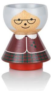 Lucie Kaas - Bordfolk Egg Holder - Christmas - Äggkoppar - Christmas Grandma - H7 cm