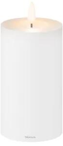 Blomus - LED Candle - Noca - Stearinljus - White - Medium - W7 x H15 x D7 cm