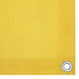 Balkongskärm gul 120x300 cm HDPE
