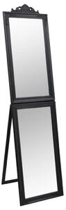 Fristående spegel svart 40x160 cm
