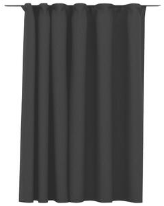 Mörkläggningsgardin med krokar antracit 290x245 cm