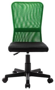 Kontorsstol svart och grön 44x52x100 cm nättyg
