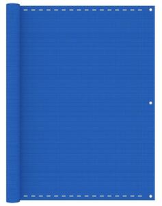 Balkongskärm blå 120x600 cm HDPE