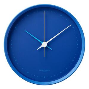 Georg Jensen - Henning Koppel Wall Clock - Klockan - Iconic Blue Matte - W22 x H5,9 cm
