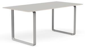 Muuto - 70/70 Table - Matbord - Grey Linoleum / Grey - L: 170 x D: 85 x H: 73 cm