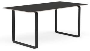 Muuto - 70/70 Table - Matbord - Black Linoleum / Black - L: 295 x D: 108 x H: 73 cm