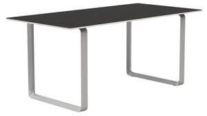 Muuto - 70/70 Table - Matbord - Black Linoleum / Grey - L: 170 x D: 85 x H: 73 cm