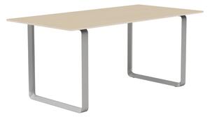 Muuto - 70/70 Table - Matbord - Oak Veneer / Grey - L: 170 x D: 85 x H: 73 cm