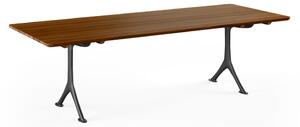 Naver Collection - Thor Table / GM 3030 by Hans Sandgren Jakobsen - Matbord - Oiled Walnut / Black sand cast aluminium - L300 x W100 x H74 cm