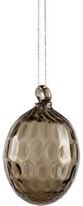 Kodanska - Danish Summer Easter Egg - Väggfästen - Black Smoke - H9 x D6 cm