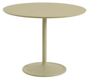Muuto - Soft Table - Matbord - Beige Green Laminate/Beige Green - H73 x Ø95 cm