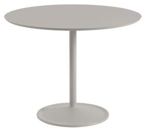 Muuto - Soft Table - Matbord - Grey Linoleum/Grey - H73 x Ø95 cm