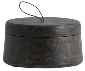 Nordal - Borizo storage - Förvaringslådor - Black - W:13 x H:7 cm