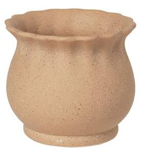Broste CPH - Alexa Flowerpot - Blomkruka - Brown Sand - Ø13,5 x H12 cm