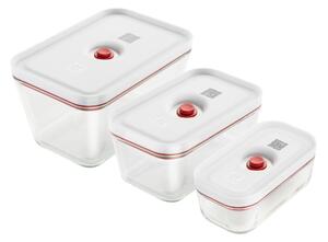 ZWILLING Fresh & Save VAKUUM BOX SET, S/M/L / 3-ST, PLAST, RÖD