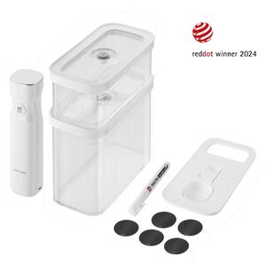 ZWILLING Fresh & Save CUBE CUBE Vakuum Startset, M / 5-st, transparent-vit